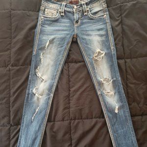 Rock Revival mid rise skinny jeans size 24 waist